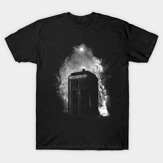 Through space and time T-Shirt by FanFreak